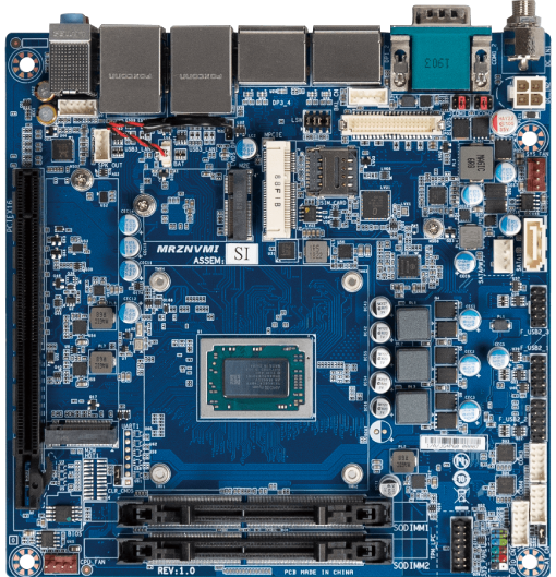 mITX-1605A | Mini-ITX Embedded Motherboard with AMD Ryzen™ V1605B