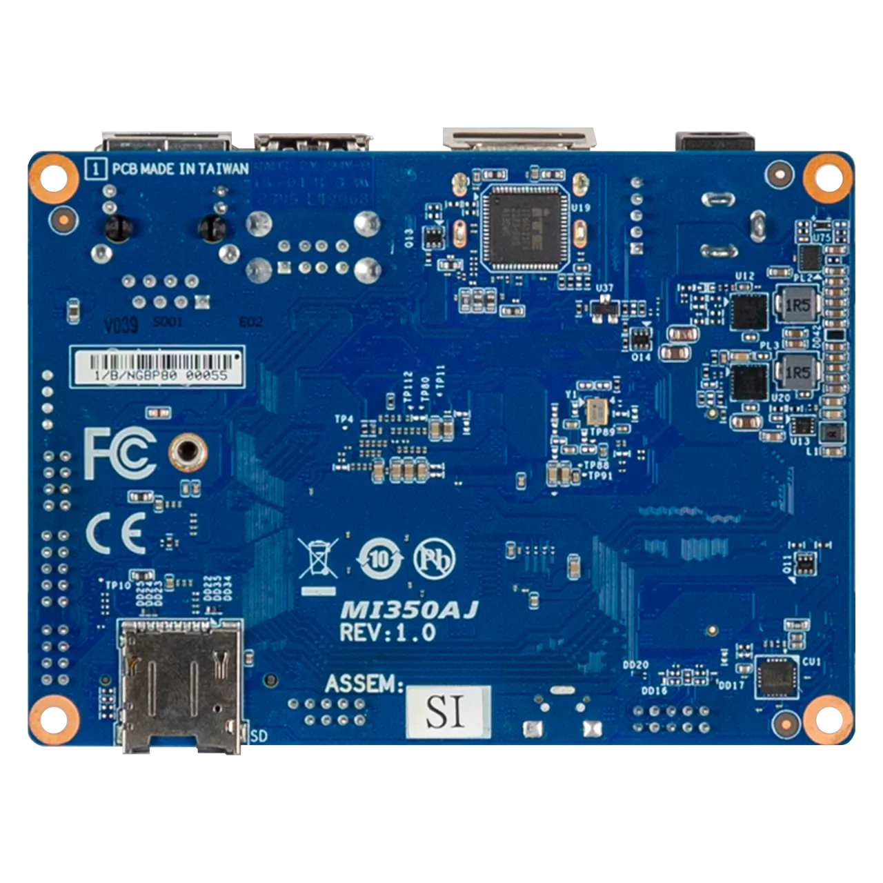 PICO-G350A | PICO-ITX with Arm® Quad-Core Cortex®-A53