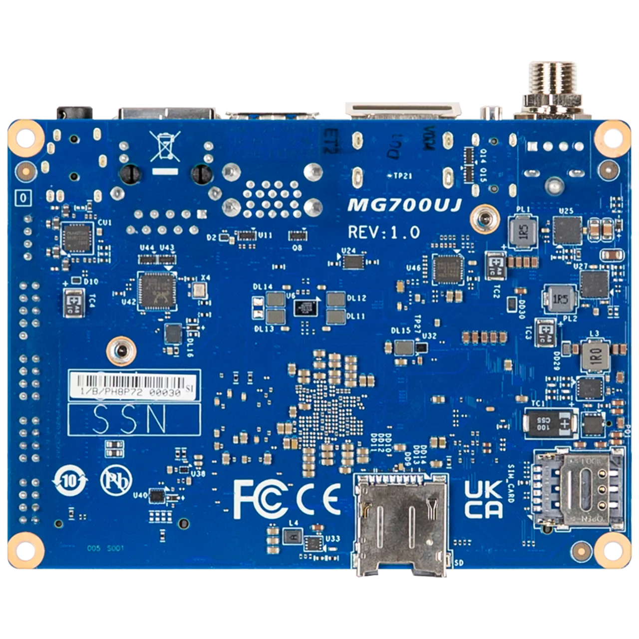 PICO-G700A | PICO-ITX with MediaTek Genio 700 (MT8390)