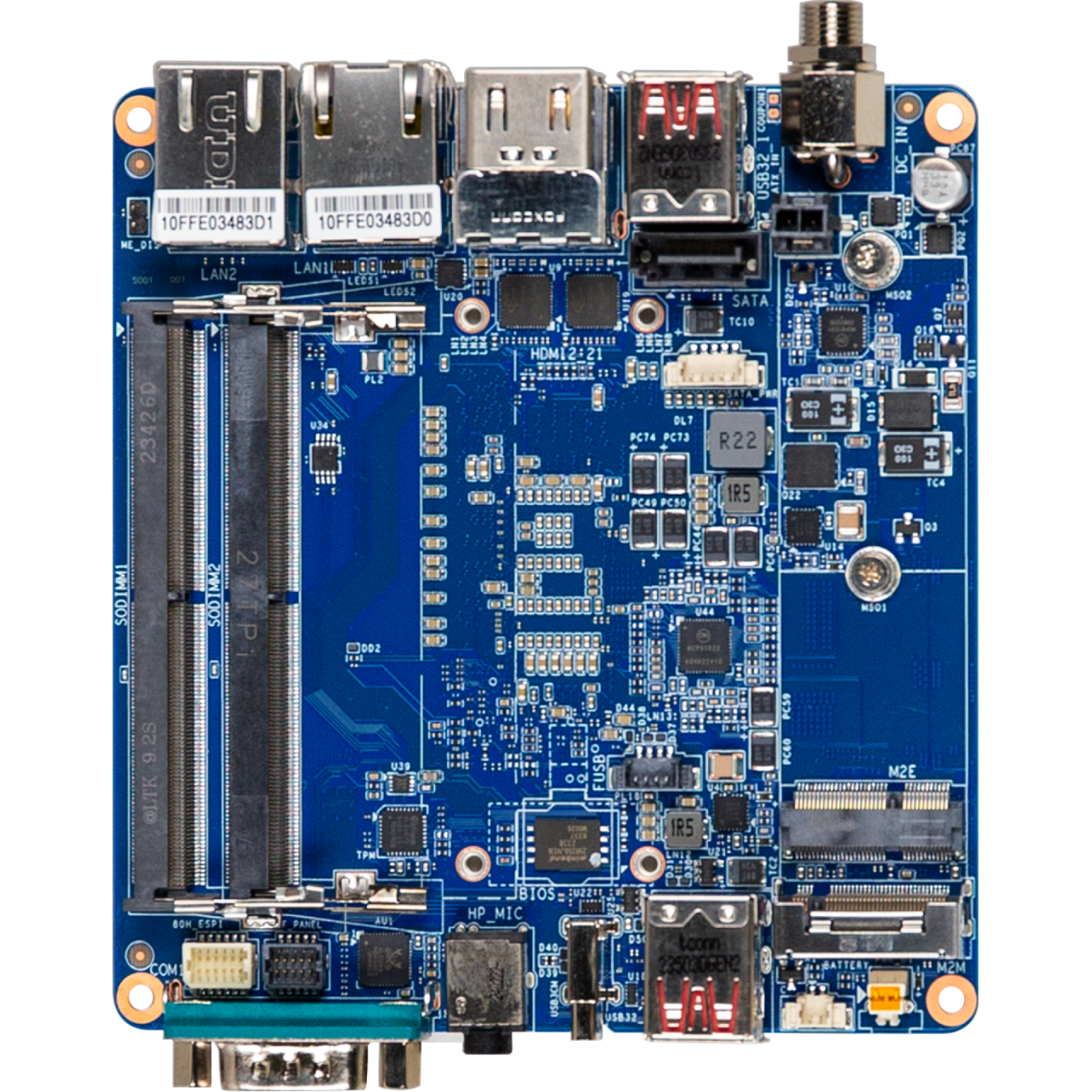 QBi-1355A | Embedded Compact Board with Intel® Core™ i7