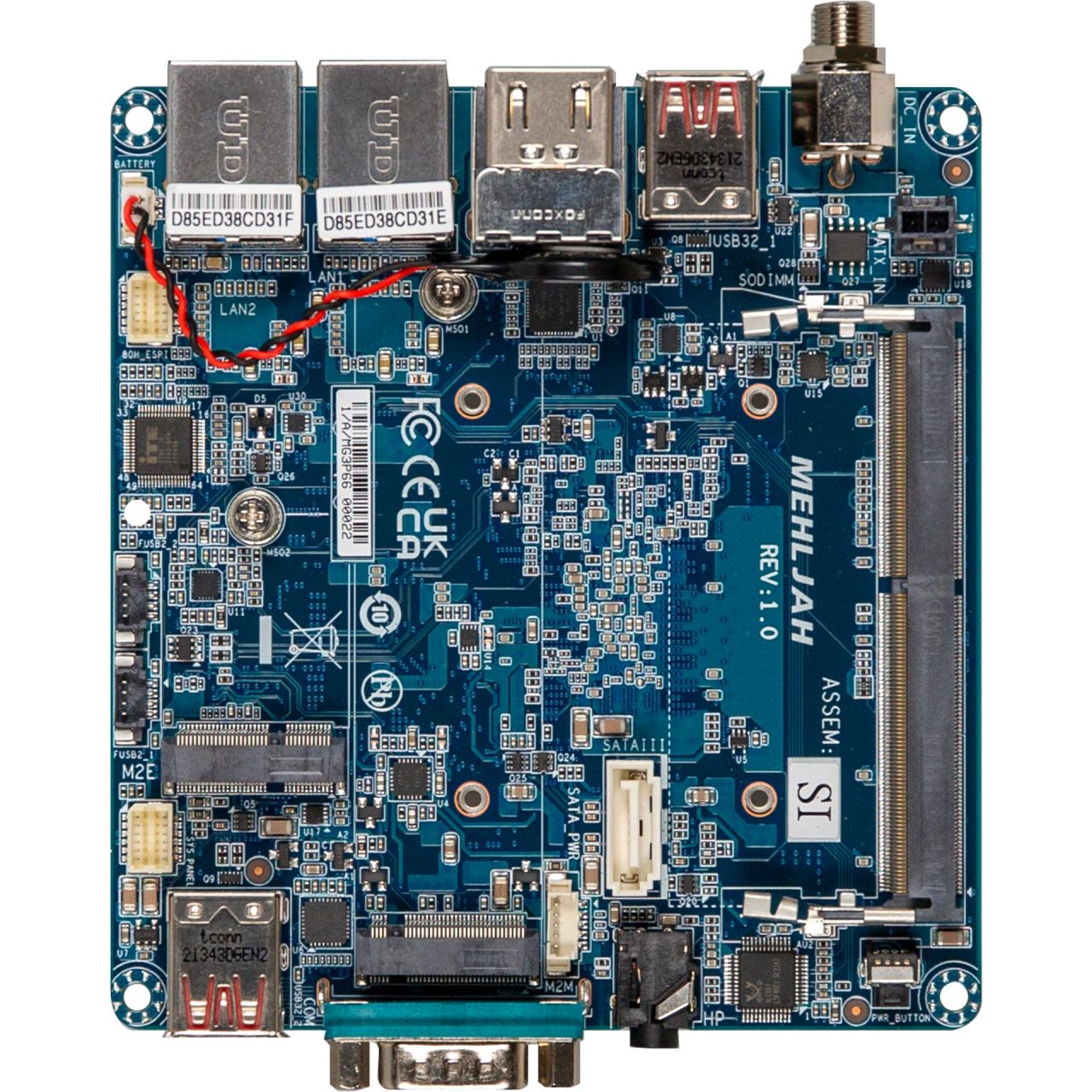QBi-6412A | Embedded Compact Board with Intel® Celeron® J6412