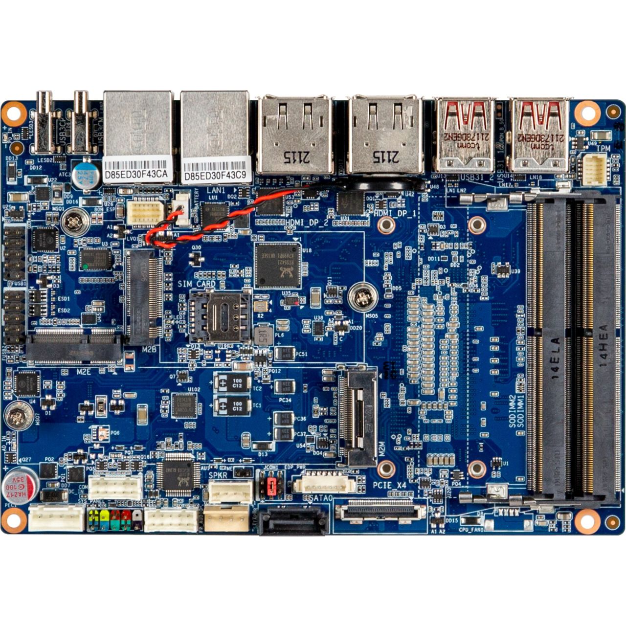 QBiP-1135G7A | 3.5” SubCompact Board with 11th Generation Intel