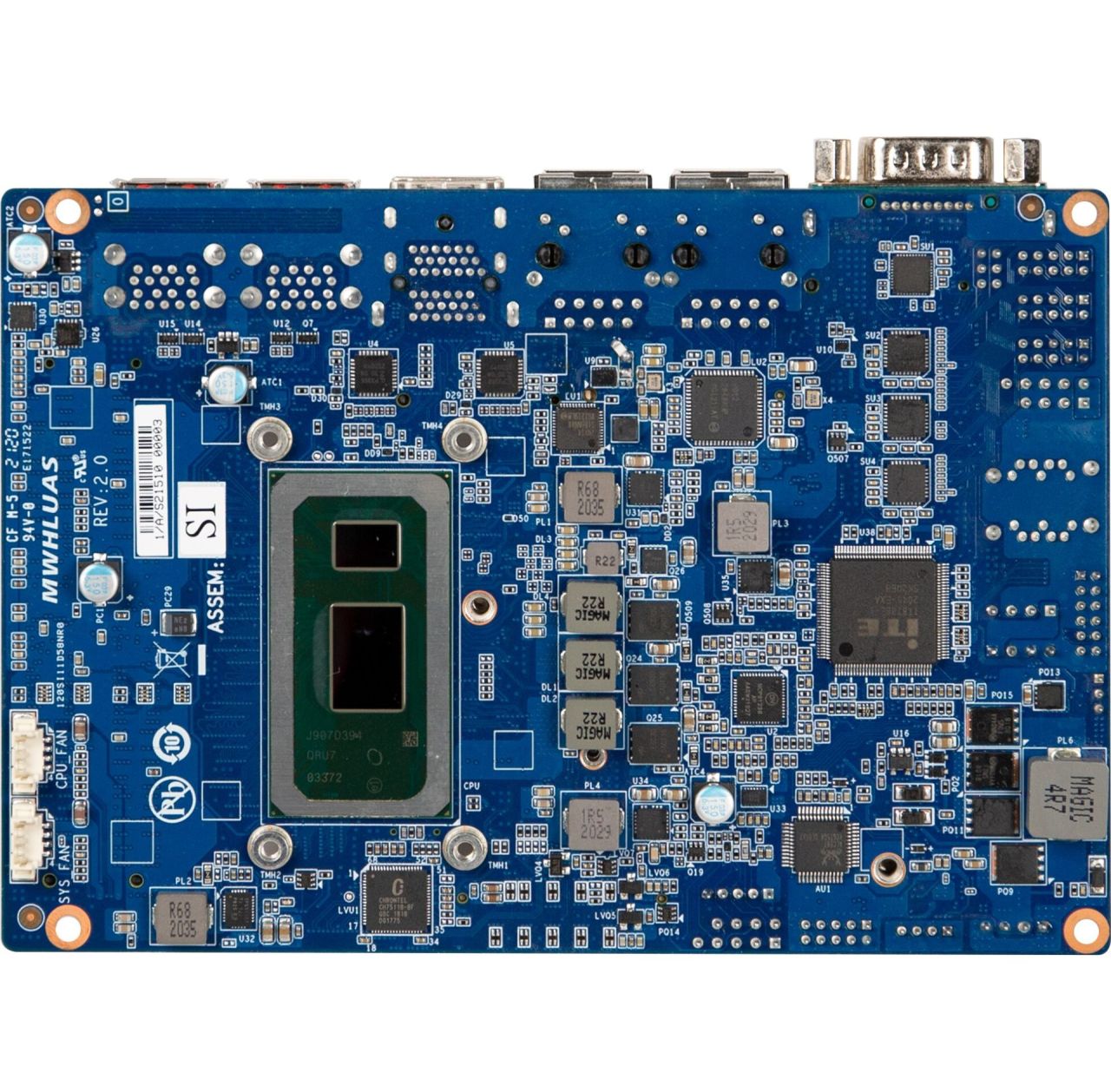 コンピュータ・IT Embedded Android QBi-8145A | Embedded Compact Board with Intel® Core™ i3-8145UE