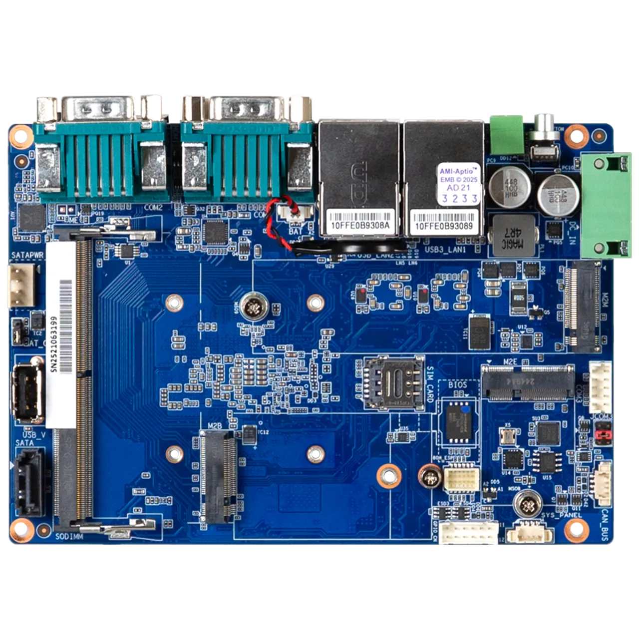 QBiP-x7433REB | 3.5” SubCompact Embedded Motherboard with Intel