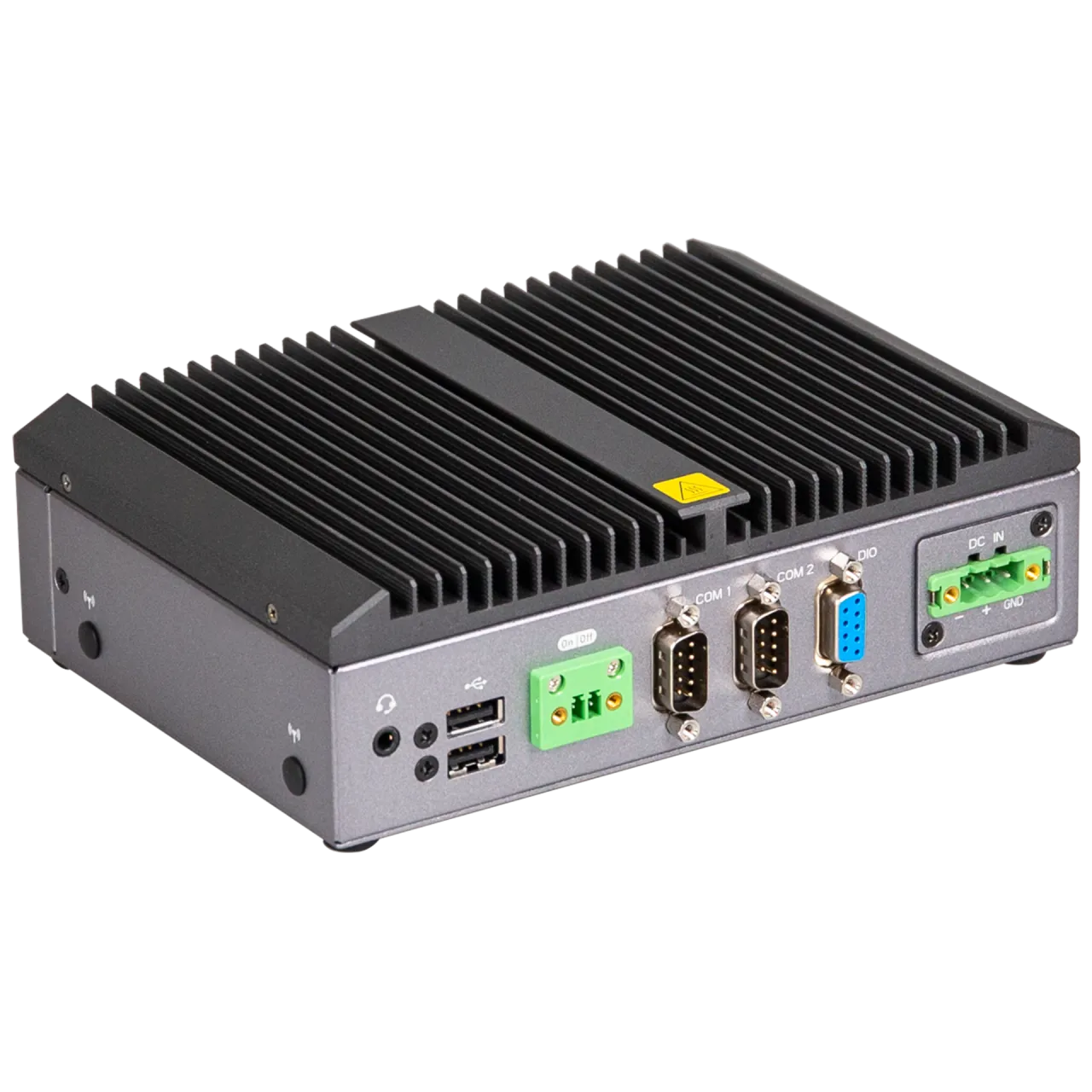 QBiX-Pro-AMDA2314H-A1 | Fanless industrial system with AMD Ryzen