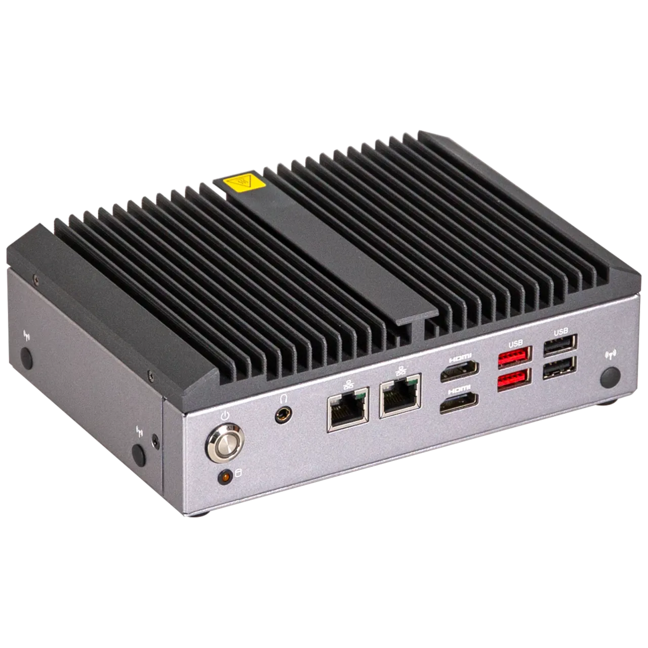 アミン B-up pro II QBiX-Pro-AMLA7433REH-A2 | Fanless industrial system with Intel