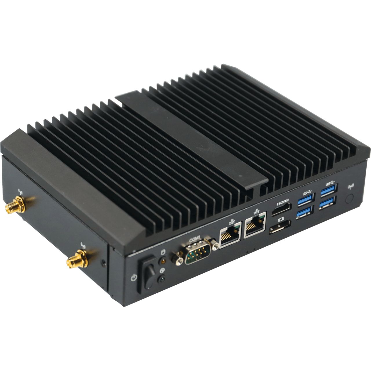 QBiX-Pro-KBLB3965H-A1 | Fanless industrial system with Intel
