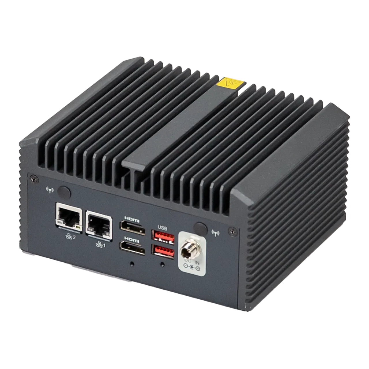 QBiX-RPLA1355H-A1 | Fanless industrial system with Intel® Core™ i7