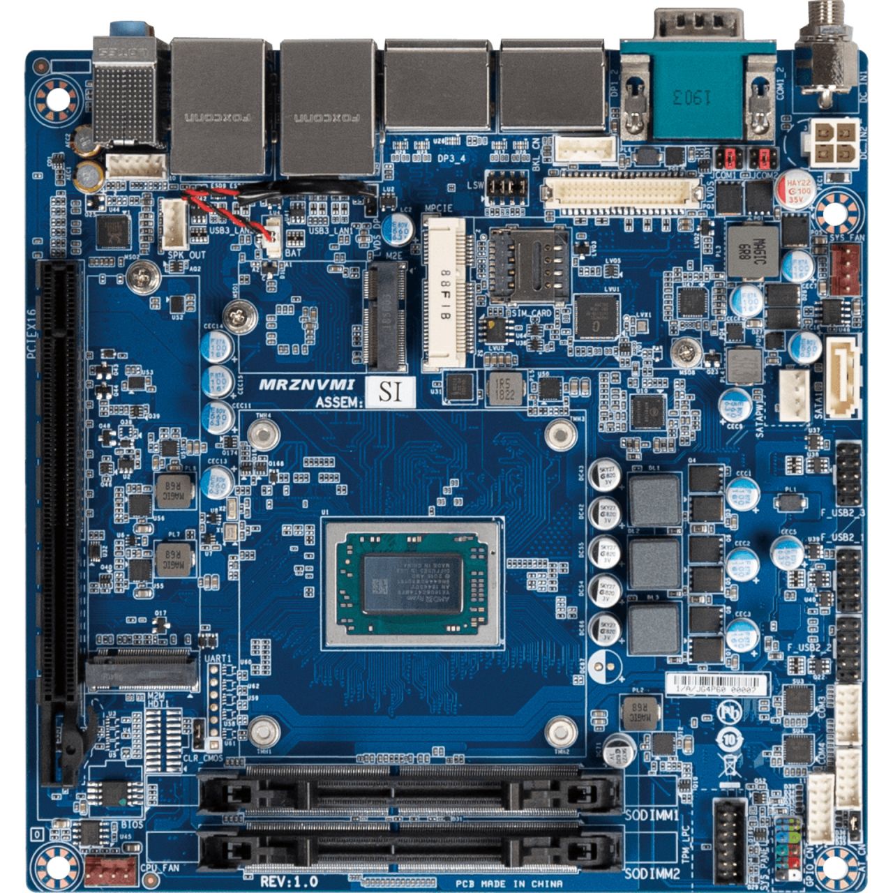 mITX-R200 series | Mini-ITX Embedded Motherboard with AMD Ryzen