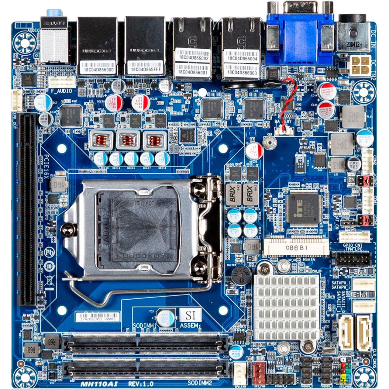 自作miniITX intel40051-C,メモリ:8GB,M2:250GB Mini-ITX with Intel® 10th Gen Intel® Core™ | AMIX-CML0 | Litemax