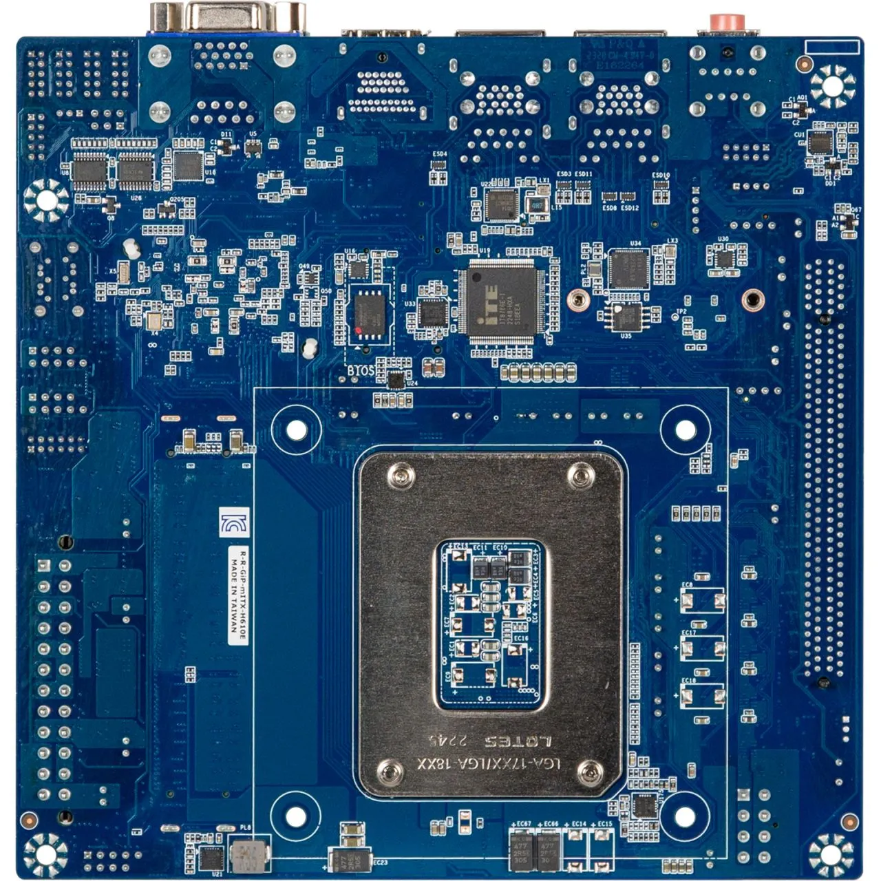 mITX-H610E | Mini-ITX motherboard with Intel® H610 Chipset