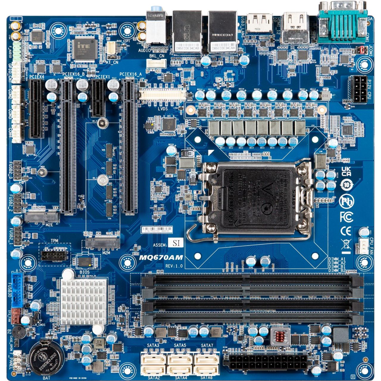 uATX-Q670A-Top