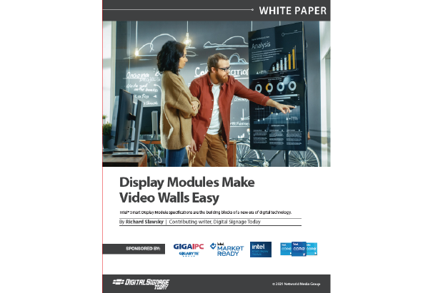 Display Modules Make Video Walls Easy - White Paper
