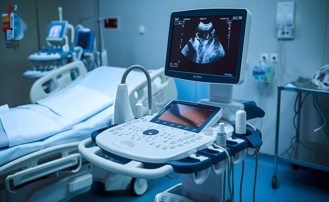 Chariot médical à ultrasons entièrement fonctionnel